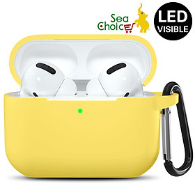 Mua Vỏ Bảo Vệ Hộp Đựng Tai Nghe Sea Choice Cho Airpods Pro 2019 Vỏ hộp bằng da silicon mềm Vỏ bảo vệ chống số