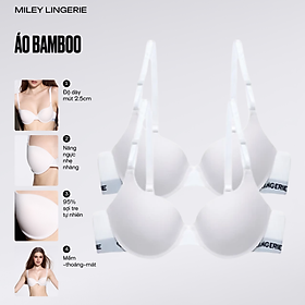 Combo 2 Áo Ngực Chất Vải Từ Thiên Nhiên Bamboo Miley Lingerie - BRB02001