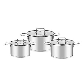 Mua Bộ nồi Inox Elmich EL-2473 size 16  20  24 cm - Hàng chính hãng