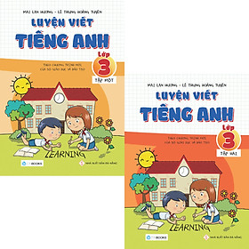 Combo Luyện Viết Tiếng Anh Lớp 3
