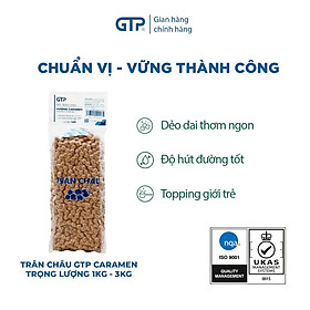 Trân châu GTP [1KG] –  Vị caramen nguyên liệu pha trà sữa, topping trân châu, thạch ngon