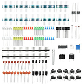 Bộ Linh Kiện Điện Tử Có Chiết Áp Đèn LED Dùng Cho Vi Mạch Arduino UNO MEGA2560 Raspberry Pi