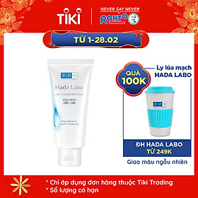 Kem Rửa Mặt Dưỡng Ẩm Tối Ưu Hada Labo Advanced Nourish Hyaluron Cleanser (80g)