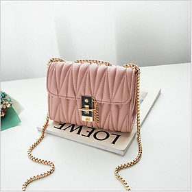 Túi đeo vai nữ thời trang cao cấp khóa cài phong cách Âu Mỹ siêu cấp Vip Pro 2021 VTX025