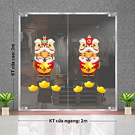 Mua DECAL TRANG TRÍ TẾT NGUYÊN ĐÁN 2022 HỔ TÀI  HỔ LỘC