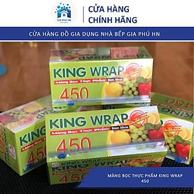 Mua Màng bọc thực phẩm King Wrap 450 Cam Kết Chất Lượng Màng Bọc Thực Phẩm An ToànKing Wrap 450 ( K450 ) (lớn 30cm x 450m)