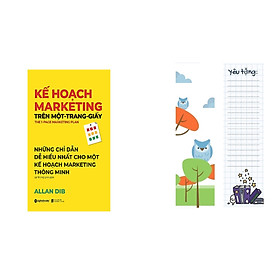 Kế Hoạch Marketing Trên Một Trang Giấy  - Cuốn Sách Hay Và Dễ Hiểu Cho Một Kế Hoạch Marketing Thông Minh ( Tặng Kèm Bookmark Tuyệt Đẹp )