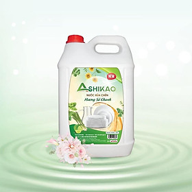 NƯỚC RỬA CHÉN MORI ASHIKAO HƯƠNG QUẾ/HƯƠNG SẢ CHANH TINH DẦU TỰ NHIÊN SẠCH BÓNG VẾT DẦU MỠ AN TOÀN CHO DA TAY, CAN 10L SIÊU LỚN SIÊU TIẾT KIỆM