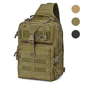 20L Tactical Assault Pack Waterproof Military Sling Backpack Molle Army Bag for Outdoor Camping Hiking Hunting