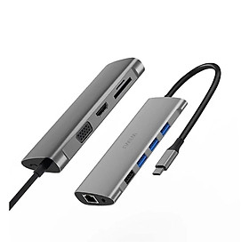 Mua Hub Chuyển Đa Năng WIWU Alpha 11 In 1 USB-C A11 Đầu Ra HDMI 4K  Hỗ Trợ Sạc PD - Hàng Chính Hãng
