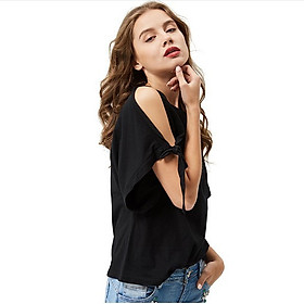 >> SO SÁNH GIÁ ÁO SƠMI BÈO VAI CỔ THẮT NƠ 20AGAIN MÀU TÍM A120N-ASA0901-MII1 (STORE 5703) | Shopee Lazada Sendo Tiki 236 Áo Kiểu Thun Nữ Tay Ngắn Khoét Vai Thắt Nơ Màu Đen Trơn Đơn Giản