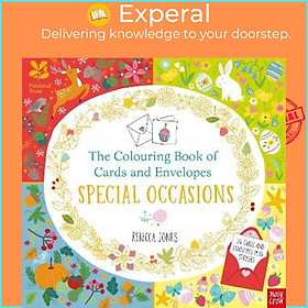 Sách - National Trust: The Colouring Book of Cards and Envelopes: Special Occasions by Nosy Crow (UK edition, paperback)