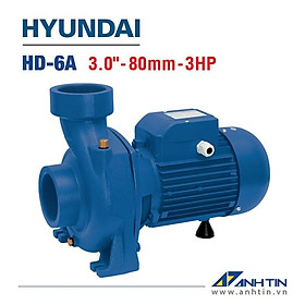 Mua Máy bơm lưu lượng HYUNDAI HD-6A | 220 W/ 3.0 HP | 80 mm/ 3 inch | Lưu lượng tối đa 1.050 lít/phút | Cột áp 17m - Cột hút