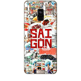 Ốp lưng dành cho điện thoại  SAMSUNG GALAXY A8 2018 Hình Sài Gòn Trong Tim Tôi - Hàng chính hãng