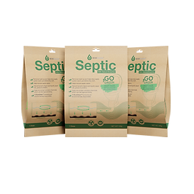 [Combo Tiện Lợi] Gói Men Bể Phốt EcoClean Septic - Men Vi Sinh Xử Lý Hầm Cầu, Bể Phốt Đầy, Tràn - Túi Gói 100gram
