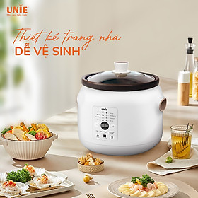 Nồi kho hầm chuyên dụng UNIE USC208, Dung tích 2L, 8 chức năng kho hầm, Lòng nồi gốm Ceramic cao cấp, thiết kế bắt mắt- HÀNG CHÍNH HÃNG 