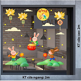 Mua DECAL TRANG TRÍ TRUNG THU 2023  COMBO SỐ 43