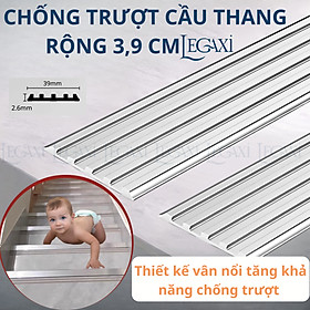 Mua Thanh Nẹp Cầu Thang Chống Trượt Nhôm 3.9cm  Chống Té Ngã An Toàn Cho Nhà Ở  Văn Phòng  Công Trình  Trường Học