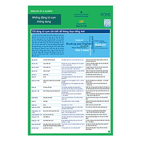 English At A Glance – Những Động Từ Cụm Thông Dụng