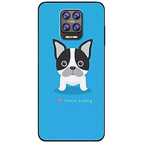 Ốp lưng dành cho Vsmart Aris, Aris Pro mẫu Chó bull nền xanh