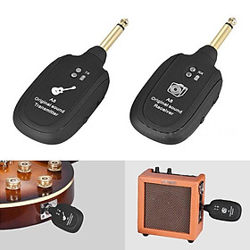 Máy thu hệ thống không dây guitar UHF tích hợp tích hợp các bộ phát guitar không dây có thể sạc lại màu sắc