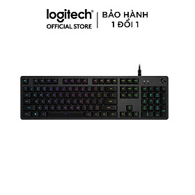 Bàn phím game cơ học Logitech G512 - RGB Lightsync, 3 loại GX Switch, vật liệu cải tiến, cổng USB 2.0 - Hàng chính hãng