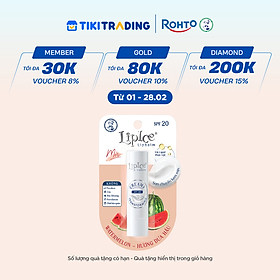 Son dưỡng không màu chuyển kem mịn Lipice Creamy 3.3g: Hương Dưa Hấu (Watermelon)