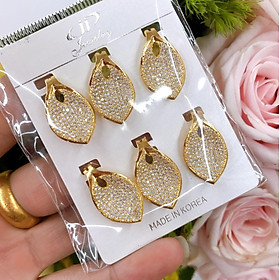 Đôi Bông Tai Nữ ( 01 đôi ) Mạ Vàng 18K 047.2704 - Tăng Kèm Hộp Trang Sức