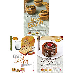 Hình ảnh Combo Kỹ Thuật Làm Bánh Ngọt: Cuốn Sách Cho Người Bắt Đầu Học Làm Bánh + Ngọt Ngào Hương Vị Bánh Mì + Ngẫu Hứng Cùng Cake (Bộ 3 Cuốn) _PNU