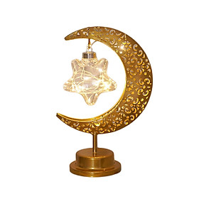 Decorative Table Lamp,  Shape Ramadan Desk Lamp, LED Night Light Xmas Home Bedroom Romantic Bedside Desktop Nightstand Decoration