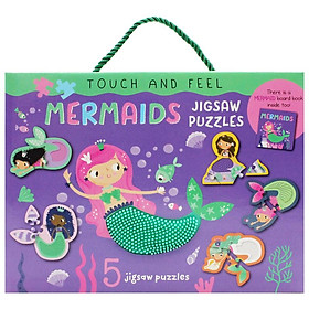 Hình ảnh Touch And Feel Jigsaw Puzzles Boxset - Mermaids (5 Jigsaw Puzzles)