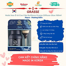 Nước hoa Ô tô Cao Cấp BullSone Grasse Blue 100ml - Hàng Chính Hãng - Đa dạng mùi hương