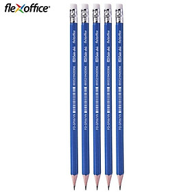 Combo 5 Bút chì gỗ 2B Flexoffice FO-GP06/VN