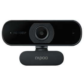 Webcam HD 1080P Micro Khử Ồn Kép Góc Rộng 80 Độ RAPOO XW180 - Hàng Chính Hãng