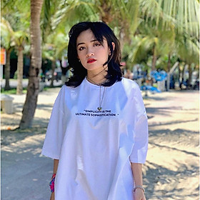 Áo thun nữ BLACKDOKI-CMBYN , áo phông nữ hiện đại basic cá tính form rộng tay lỡ cá tính cotton