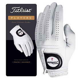 Găng tay golf nam 6629E - Găng tay golf Titleist – màu trắng sử dụng chất liệu da tổng hợp thế hệ mới có khả năng kháng
