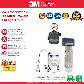 Mua Máy Lọc Nước 3M ICE140-S Dành Cho Gia Đình Văn Phòng Quán Cà Phê Vừa Và Nhỏ HF40-S - Nhập Khẩu Mỹ  Hàng Chính Hãng 3M
