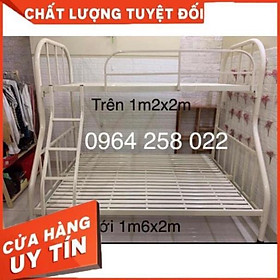 Giường tầng trên 1m2x2m dưới 1m6x2m Freeship tphcm.