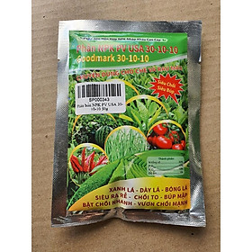 PHÂN BÓN LÁ, TƯỚI GỐC NPK PV USA 30-10-10 GÓI 50G - GIÚP MẬP MẦM