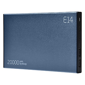 Mua Pin Sạc Dự Phòng Tích Điện Eloop E14 (Xanh Đen) - Hàng Nhập Khẩu (20.000mAh)