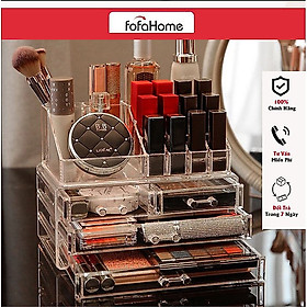Mua Kệ Đựng Mỹ Phẩm 4 Tầng Mica Trong Suốt
