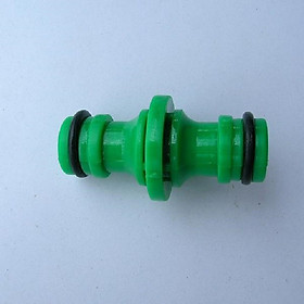Khớp nối ống nước tưới vườn - Khớp nối 2 đầu ống nước tiện lợi (màu xanh lá)