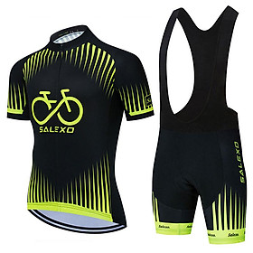Bộ Quần Áo Đạp Xe 2023 Salexo Mùa Hè Maillot Ropa Ciclismo Người Xe Đạp Đi Xe Đạp Jersey Xe Đạp Quần Áo Thể Thao Phù Hợp Với Color: 8 Size: XS
