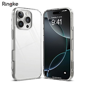 Ốp Lưng Trong Suốt cho iPhone 16 Pro/ 16 Pro Max/ iphone 16/ iphone 16 Plus RINGKE Fusion, chống ố vàng, chống sốc_ Hàng chính hãng