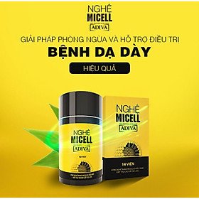 Tinh Nghệ Nano Micell Adiva - Hộp 14 Viên