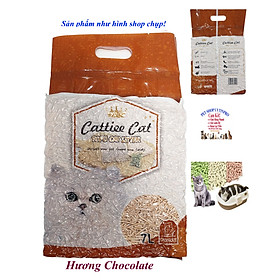 Cát vệ sinh đậu nành cho Mèo Cattiee Cat Tofu cat litter Túi 7L Nguyên liệu đậu nành tự nhiên, Khử mùi, Siêu vón cục