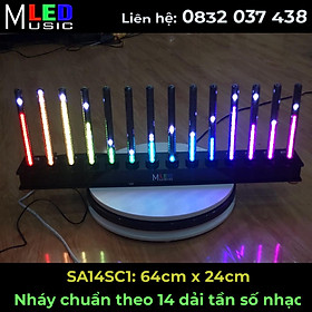 Dàn đèn Music LED nháy theo tần số nhạc 14 cột SA14SC1