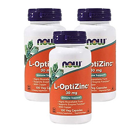 Viên Uống Now L-OpticZinc 30mg