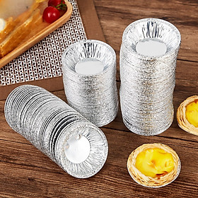 Mua Lốc 50 chén giấy bạc nướng bánh tart trứng 7cm
