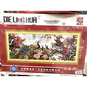 Mua tranh thêu chữ thập Phu thê viên mãn 173x74cm - chưa thêu